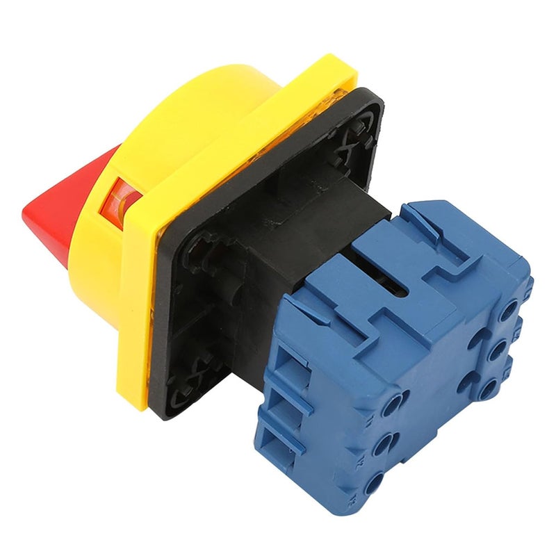 Moofey 32A Rotary Switch, 3 Pole 2 Position Disconnect Switch, Rotary Cam Selector - Image 5